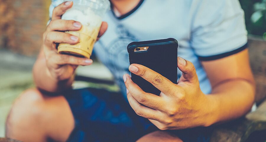Person using mobile - Mobile data | MyRepublic