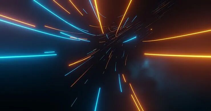 Light travelling as data to represent latency in broadband