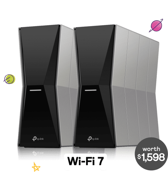 HyperSpeed 10Gbps TP-Link Archer BE805 Wi-Fi 7 Mesh