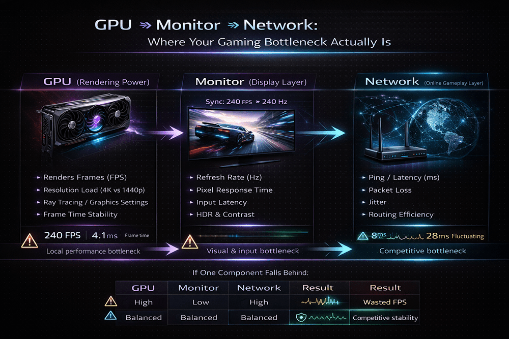 High FPS vs Low latency. Finding the Gaming Bottleneck.